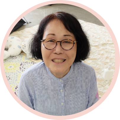 えみこさんの顔